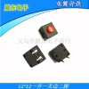 Factory direct sales of flashlight button switch, 12*12 square, red head, two pins on one side, tail button switch details Picture